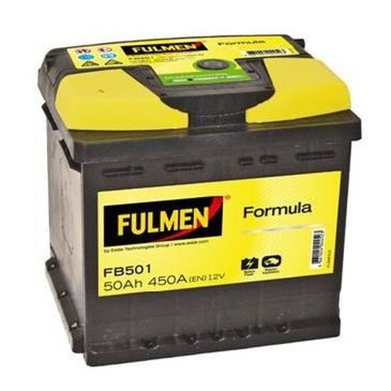 Batterie De Démarrage Fulmen FL652 - 12V 70AH EFB - Pour Voitures Avec Start-Stop - Remplace Plusieurs Références Ford/Renault