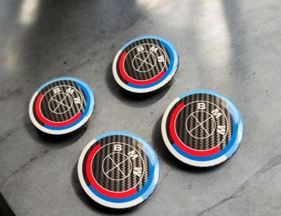 Jeu de 4 centres de roue caches moyeu BMW SERIE 3 E30 d'origine