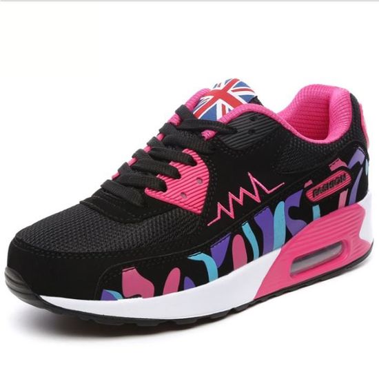 Baskets De Sport Femme Mesh Respirant | Lacets, Légères, Antidérapantes, Confortables Pour Running Et Quotidien
