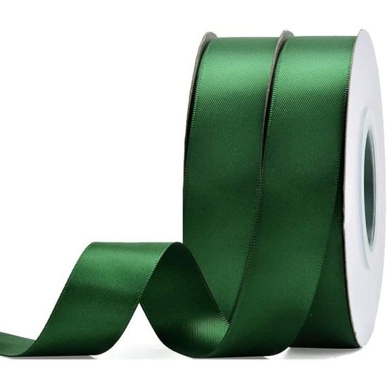 ruban a carreau couleur vert largeur 1 cm longueur 2 mètres sur bobine