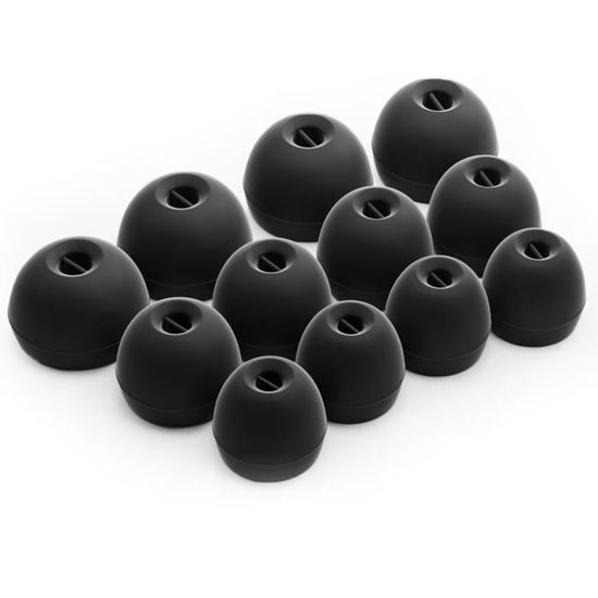 12 Embouts D'Écouteurs En Silicone Pour JBL Wave 200 TWS - 4 Tailles (S/M/L), Blanc, Confort Et Isolation - 4