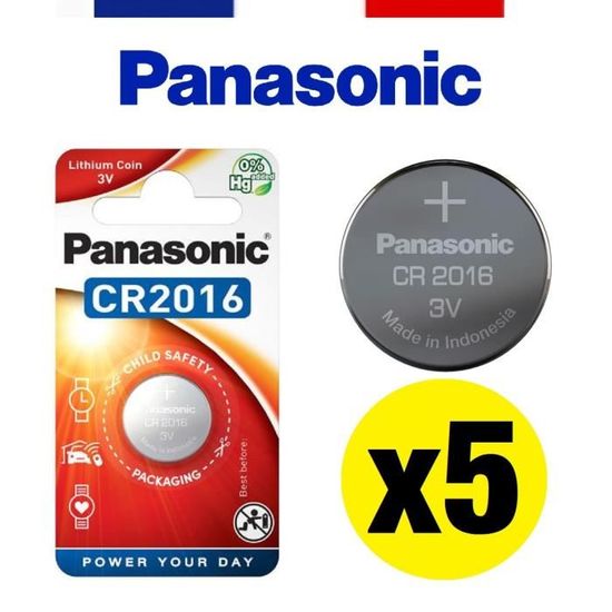Lot De 20 Piles Bouton CR2016 Lithium 3V - Date De Péremption Décembre 2025
