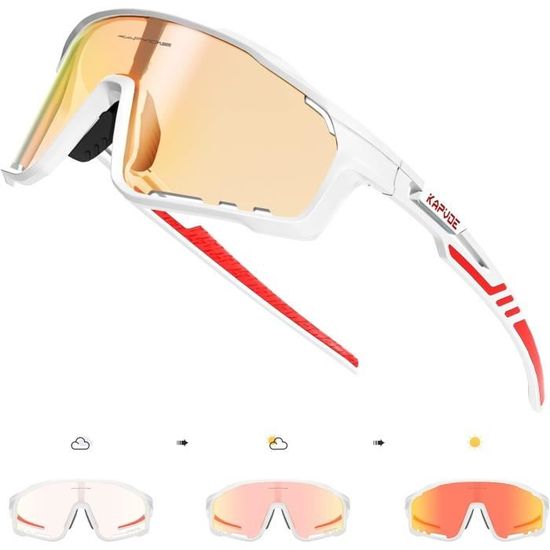 Lunettes Cyclisme Blanches Multicolores main image 1
