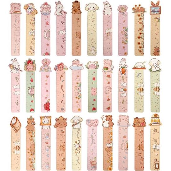 30 Pièces Marque-Pages En Papier Animaux Clip De Page Bookmarks