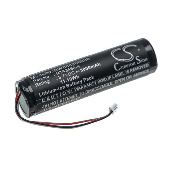 vhbw Batterie compatible avec Philips Avent SCD630/37, SDC630 Babyphone (3000mAh, 3,7V, Li-Ion)