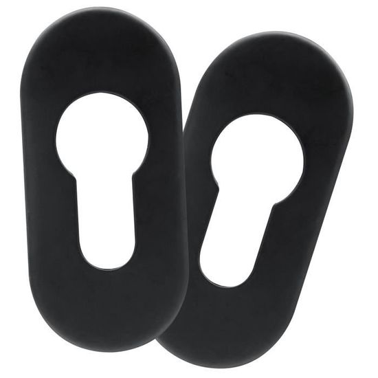 Ensemble Sur Plaque AQUITAINE Clé I Finition Fer époxy Noir