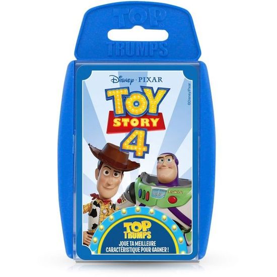 Jeu de cartes TOP TRUMPS Toy Story 4 - Comparaison des personnages préférés - Version française