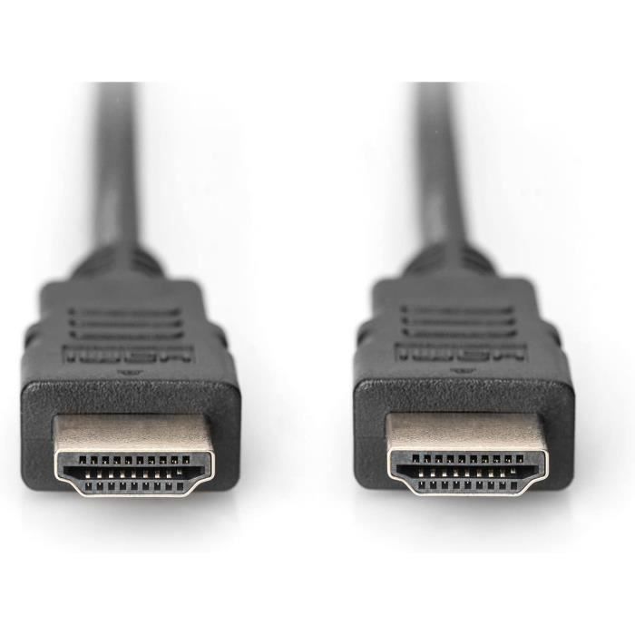 Câble hdmi fullhd 5m arc, cec, 3d, dolby convient