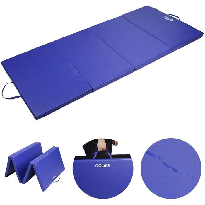 CCLIFE Tapis de Sol pour Gymnastique Epais Matelas Gymnastique Pliable Anti Derapant