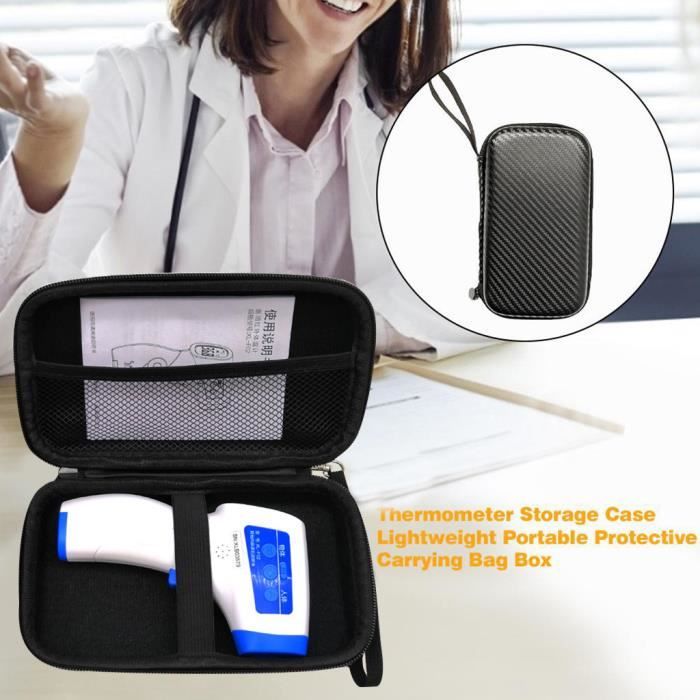 Thermomètre frontal Thermomètre auriculaire Sac de rangement Boîte de protection Sac à main portable PACK PRODUITS DE FITNESS ET