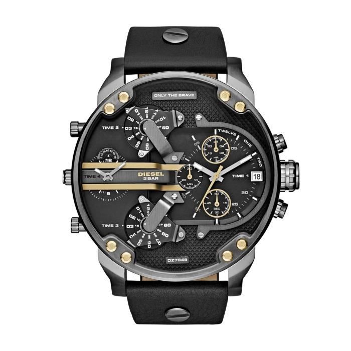 DIESEL TIME FRAMES DZ7348 MONTRES Homme BLACK