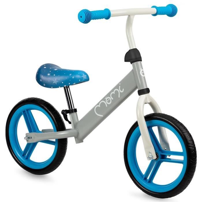MoMi Draisienne Nash Légère Design Unique Roues en Mousse EVA Système Quick Release À Partir de 3 Ans Étoiles