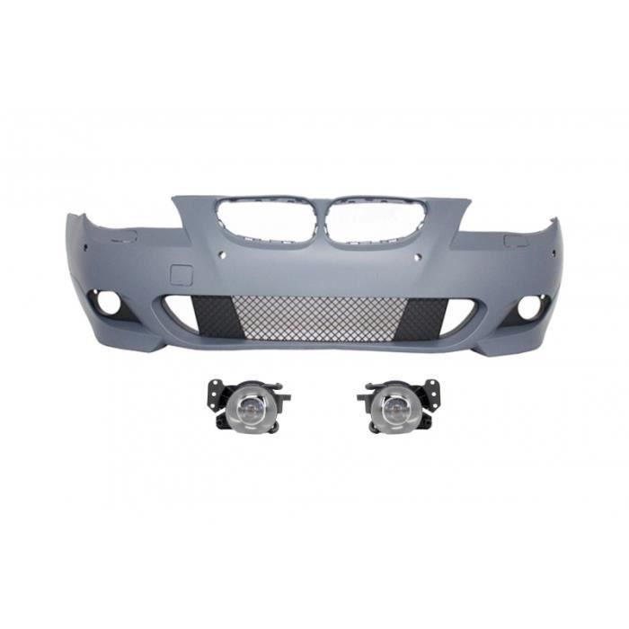 Pare-chocs avant avec phares antibrouillard PDC 24 mm BMW Série 5 E60 / E61 LCI 2007-2010 Design M-Technik