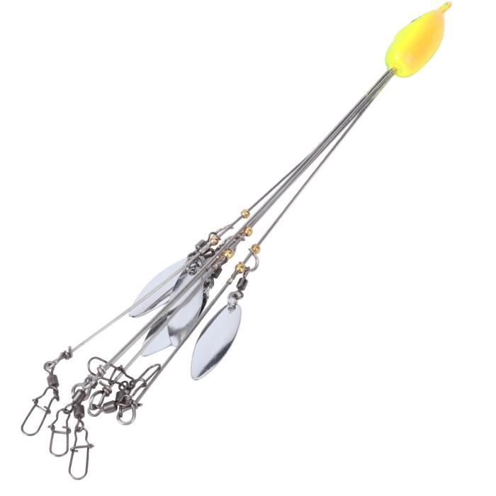 19cm leurre de pêche parapluie, appât de pêche en plein air vert, solide et durable ABS + métal 1 pièces pêche sauvage pour