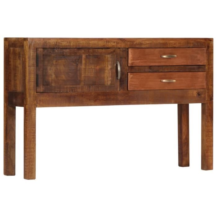 Liya-Buffet 118x30x75 cm Bois de manguier massif