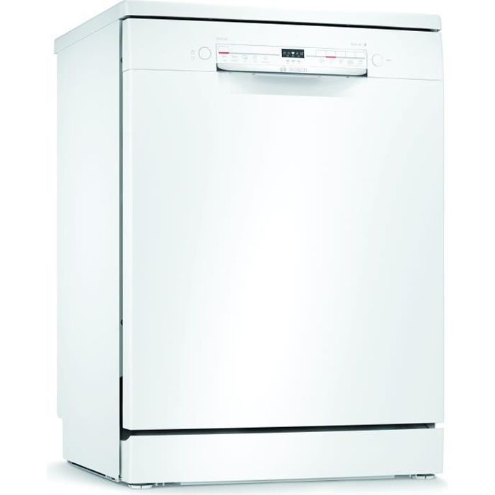 Lave-vaisselle pose libre BOSCH SMS2ITW12E SER2 - 12 couverts - Induction - L60cm - 48 dB - Blanc