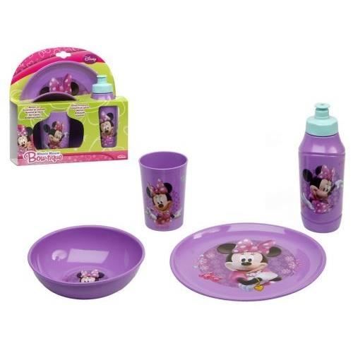 Minnie Mouse kit 4 pieces Vaisselles Repas Enfant