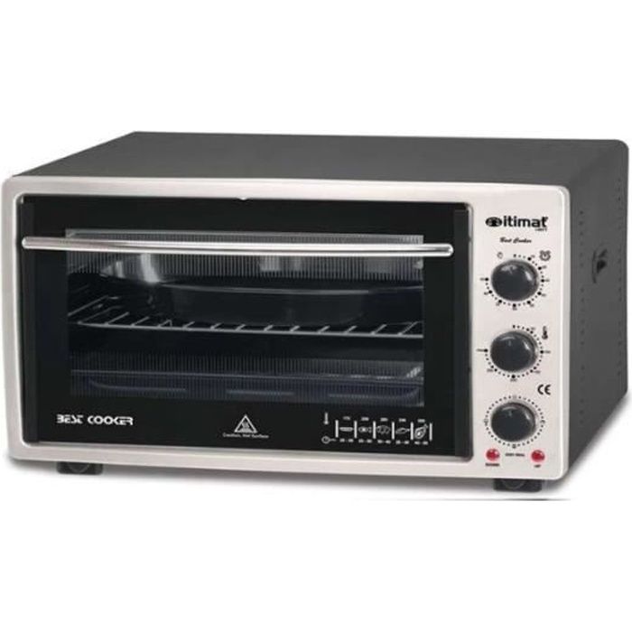 Itimat - Four double vitre avec turbo ventilateur 60 litres