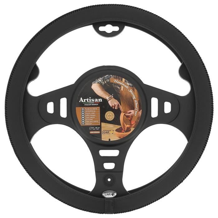 couvre volant Artisan noir hyundai i40 - diamètre volant 37/39cm