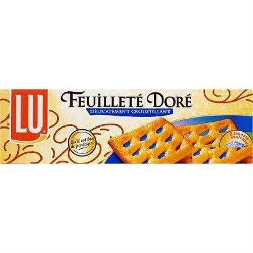LU - Biscuit Feuilleté Doré 125G - Lot De 4
