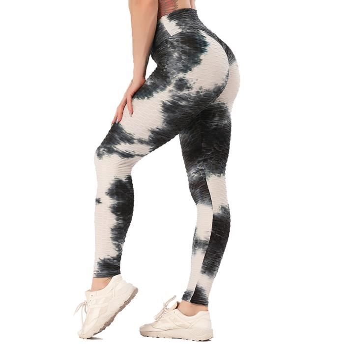 STARBILD Femmes Leggings de Sport Anti-Cellulite Pantalon de Compression Push Up Taille Haute Fesse Remontée Multicolor Yoya Fitness