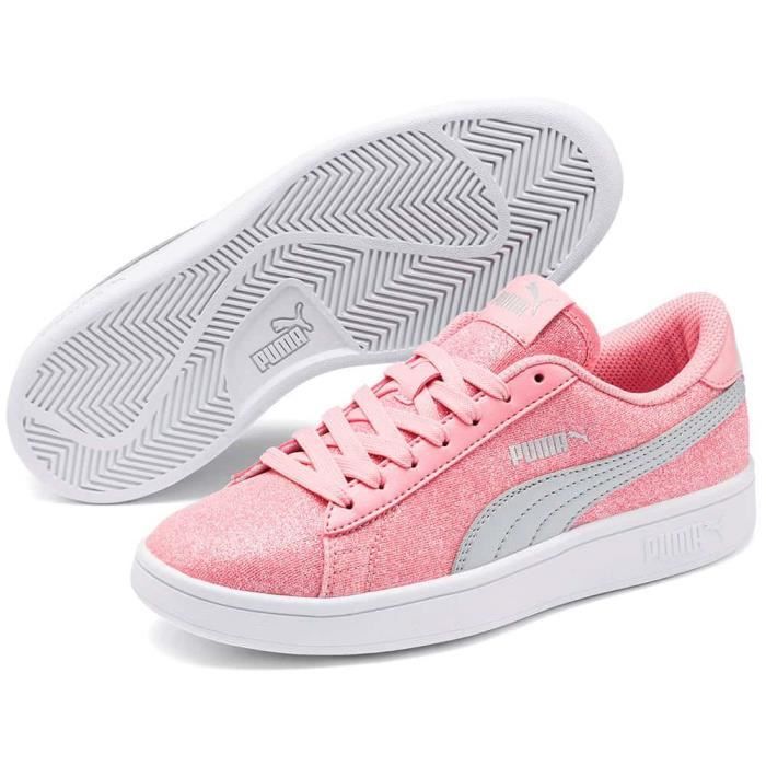 Puma Smash v2 Paillettes Glam Rose