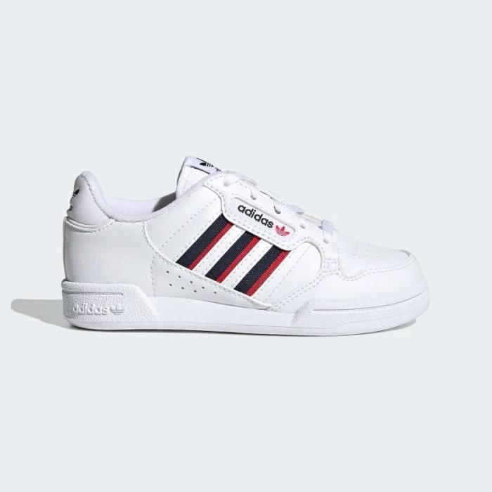 ADIDAS CONTINENTAL 80 STRIP SNEAKERS BIANCO S42611 (33 - BIANCO)