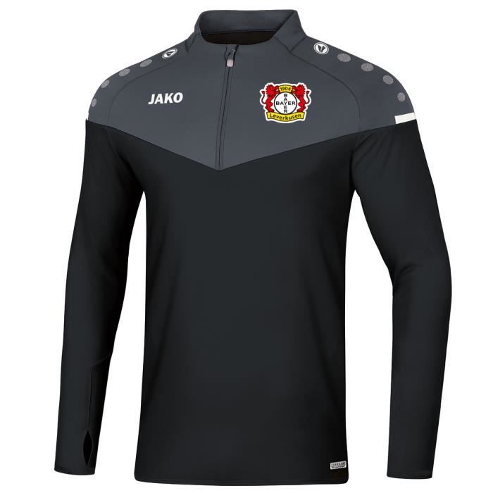 Sweat enfant Bayern 04 Leverkusen Ziptop Champ 2.0 - noir/gris anthracite