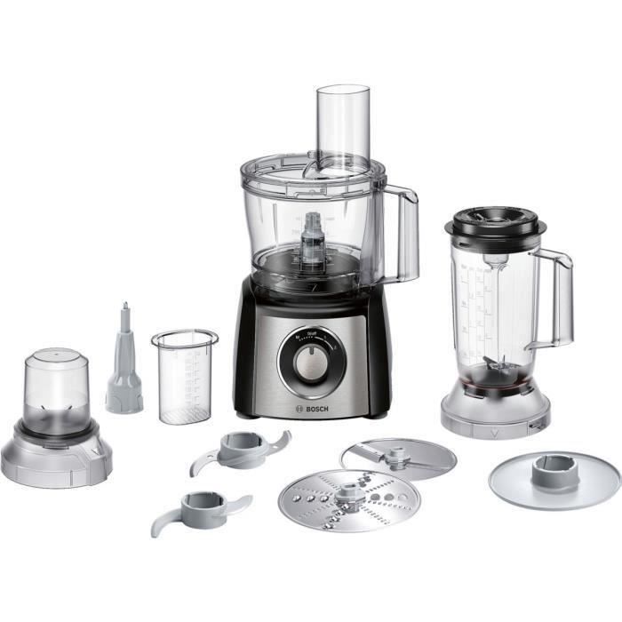 BOSCH MCM3501M MULTI TALENT Robot multifonctions - Noir/inox