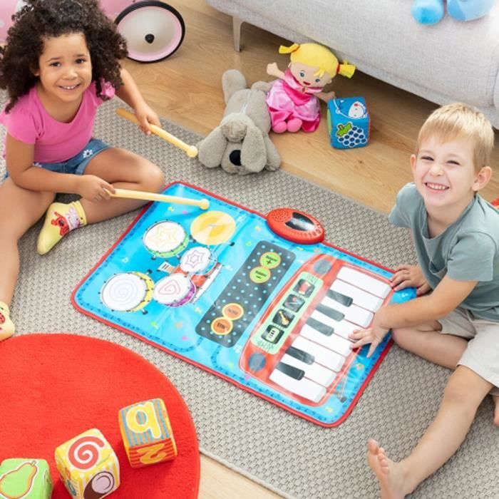 SHOP-STORY - BEATS'N'TUNES : Tapis d'Éveil Musical 2 en 1 pour Enfant