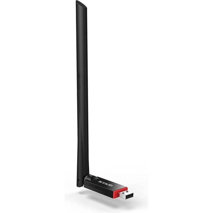 Clé WiFi 300 Mbps - Tenda U6, USB 2.0 WIFI, dongle WIFI, Adaptateur USB wifi, Mode SoftAP, plug&play