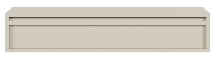 table console - evo - 90 cm - avec tiroir - suspendu - grège
