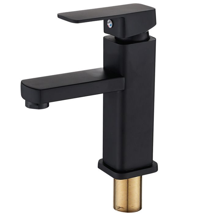 Mitigeur Lavabo Noir Mat – Robinet Salle De Bain Moderne En Laiton