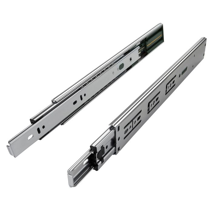 SOTECH Lot 2 Barres D'Armoire 2000 Mm RONDE 25 Mm Chromée Avec Supports - Tringle Penderie Robuste