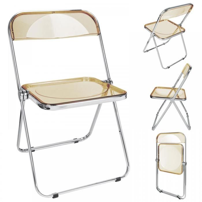 Chaise Pliante Transparente
