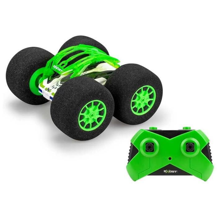EXOST - Voiture télécommandée Flash Light - 2.4Ghz – Vert - 31,5 cm