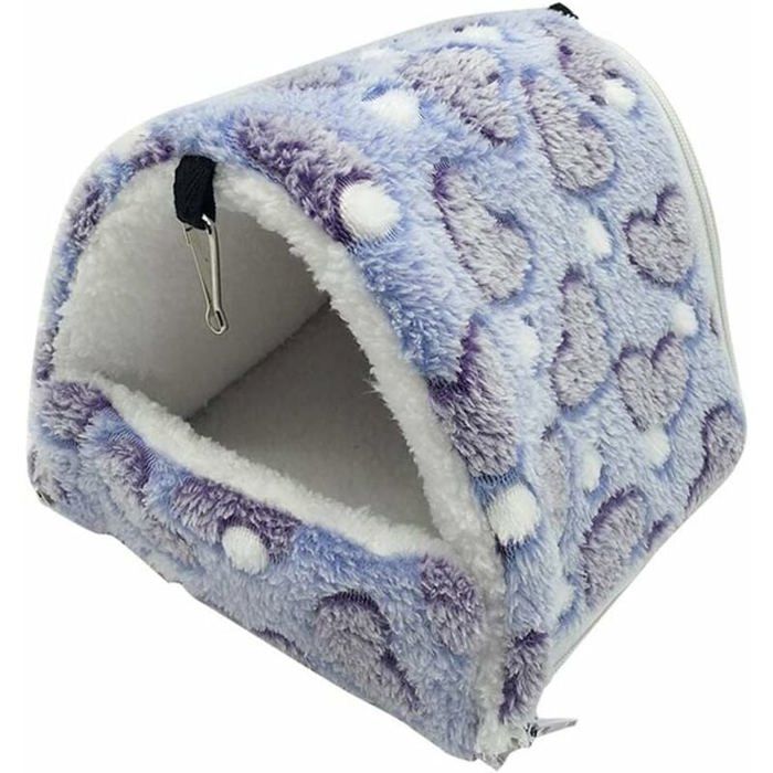 Comparer les prix de Couchage Rongeur Peluche Petite Maison Hamster Hamac Jouet Lit Cabane pour Cochon dInde Lapin Chinchilla Furet Violet S Odipie