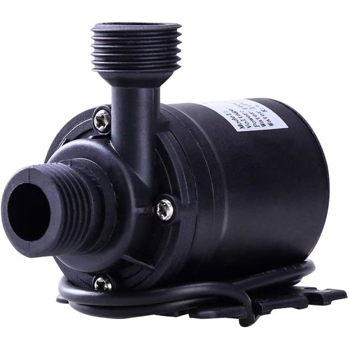 DC 12V Pompe à eau submersible sans balai 800L / H 5M pour système de circulation deau de système de circulation solaire