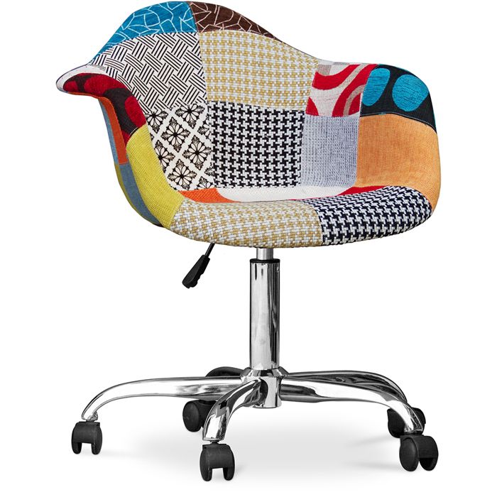 Chaise de bureau Emery - Patchwork Patty Multicolore