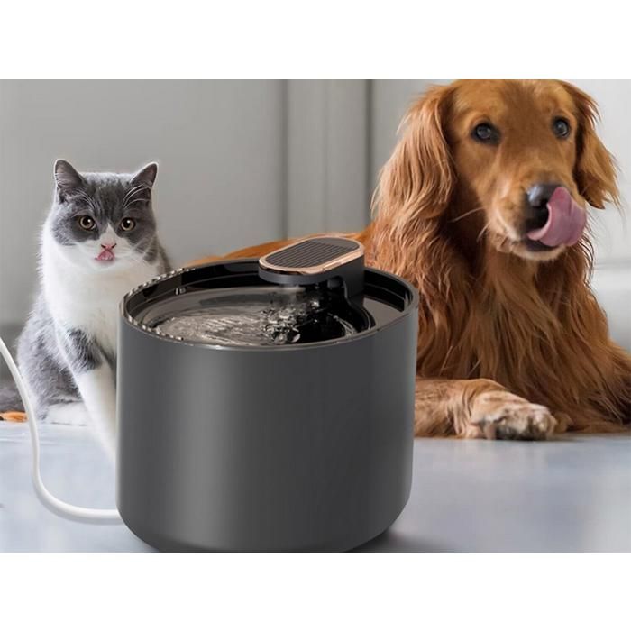 Fontaine à Eau Automatique pour Chat et Chien - Capacité 3L - Silencieuse - Distributeur dEau avec Filtre et Câble USB