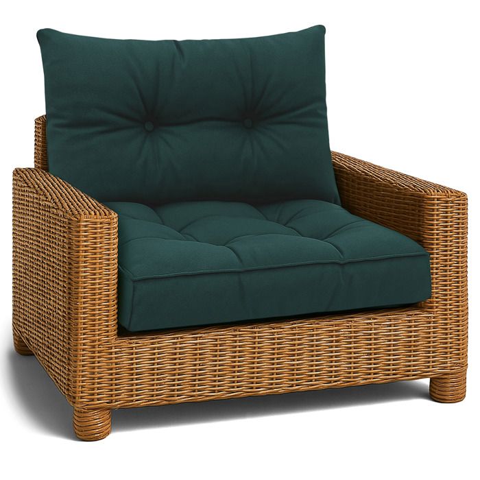 Coussin Lounge Mobilier Jardin Coussin de siege 70x70 cm - Vert