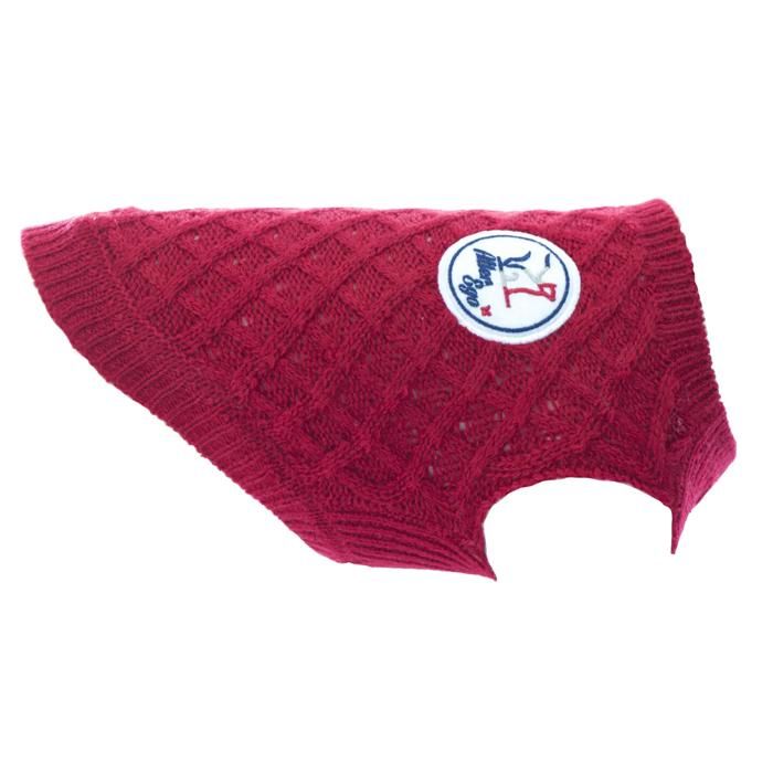 Pull pour chien chasseur alpin Martin Sellier - rouge - Rouge - 25 cm