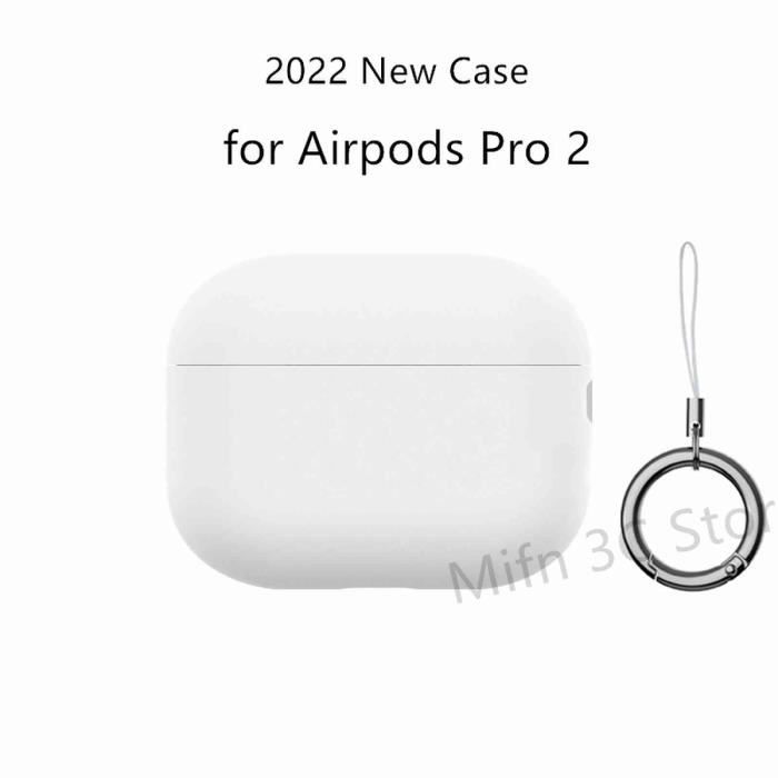 Housse Transparente Souple Avec Lanière Pour AirPods Pro – Protection Légère Et Accrochable