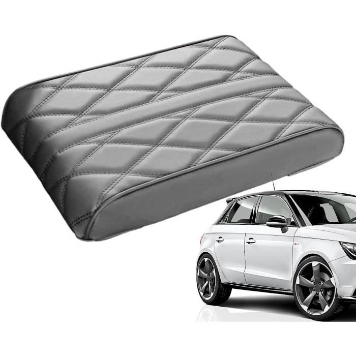 Poche Téléphone Voiture Coussin D'accoudoir Auto En Cuir Avec Poche Téléphone - Mousse Mémoire Confortable Universelle Coussin Console Centrale