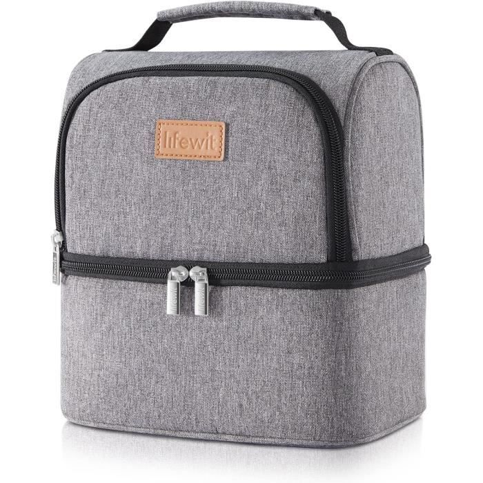 Fringoo Sac Repas Isotherme Basketball Garçon - Lunch Box Enfant Avec Mini Panier De Basket Pour École Et Pique-Nique