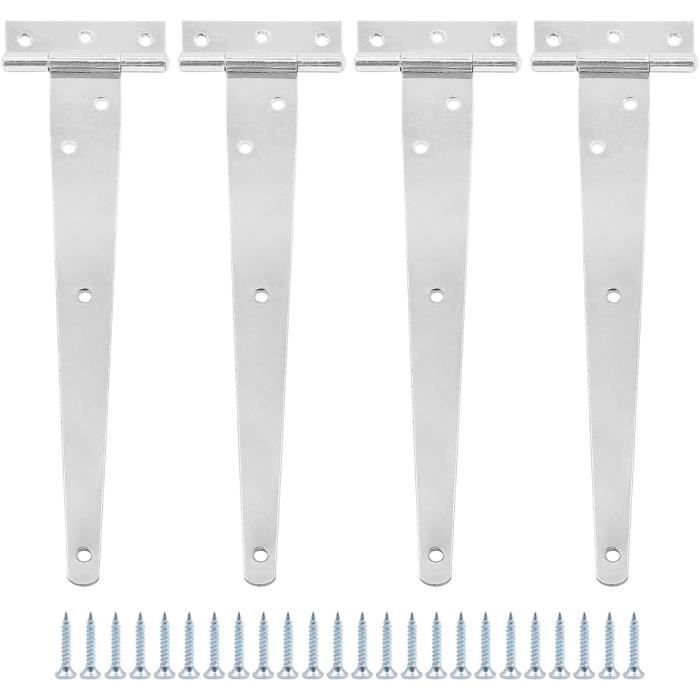 4 Pièces Charnières Pivotantes En Acier Inoxydable, Charnières Pivot Porte à Rotation Cachée De