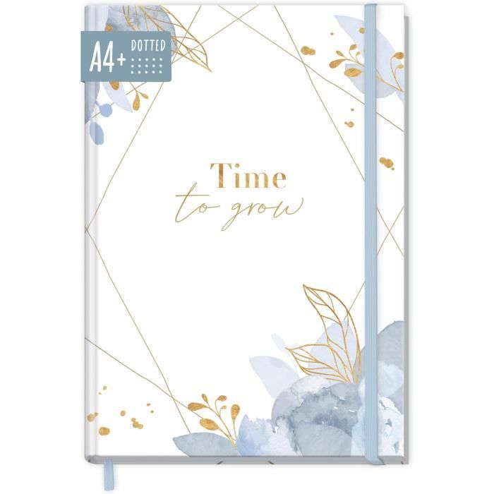 Bullet Journal A Pois A4+ - 156 Pagine, Copertina Con Elastico - Sostenibile E Perfetto Per Appunti, Schizzi E Pianificazione - Foto 6