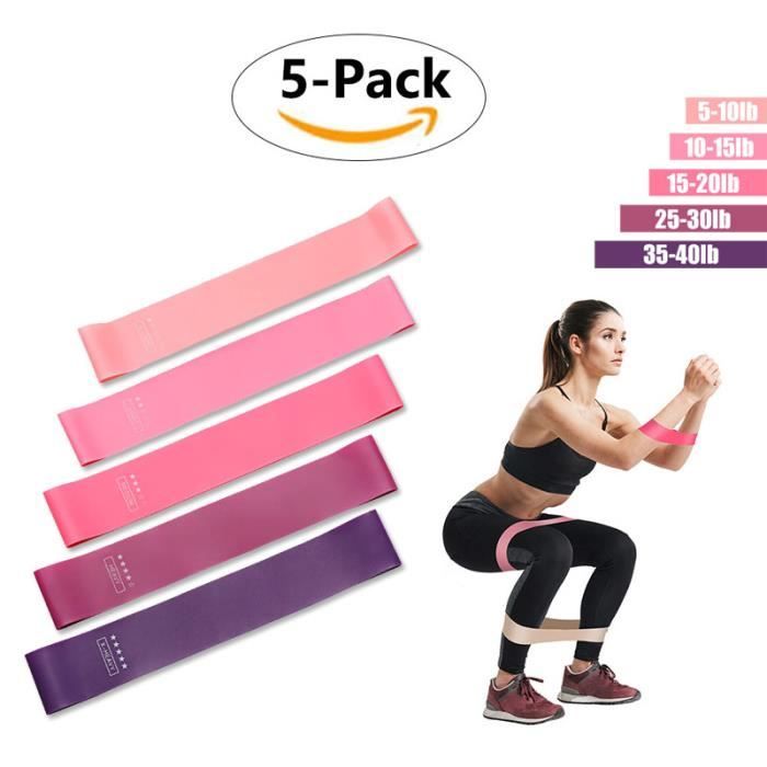 208 cm Résistance De Boucle Bande Rouge Exercice Fitness Gym Yoga Workout Training