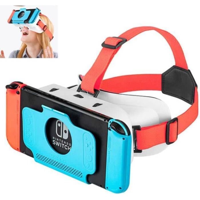 Lunettes De Realite Virtuelle pour Nintendo Switch OLED Modele Switch 3D DEVASO VR Lunettes Switch VR Labo Goggles A53 Cdiscount