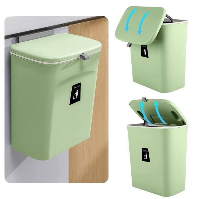 Poubelle De Rangement 150L YOUDENOVA - 2 Compartiments - Anti-Odeurs - Pour Bouteilles Et Recyclage